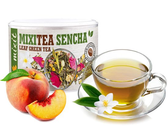 Obrázok z Mixitea - Zelený čaj Senza Broskyňa 65g