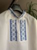 Obrázok z Pánska folklórna košeľa modrá výšivka