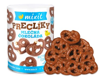 Obrázok z Mixit praclíky - Mliečna čokoláda 250g