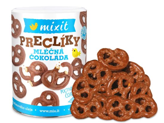 Obrázok z Mixit praclíky - Mliečna čokoláda 250g