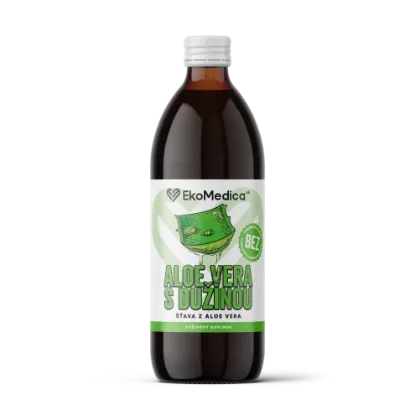 Obrázok z Aloe s dužinou – šťava s kúskami aloe EkoMedica SK